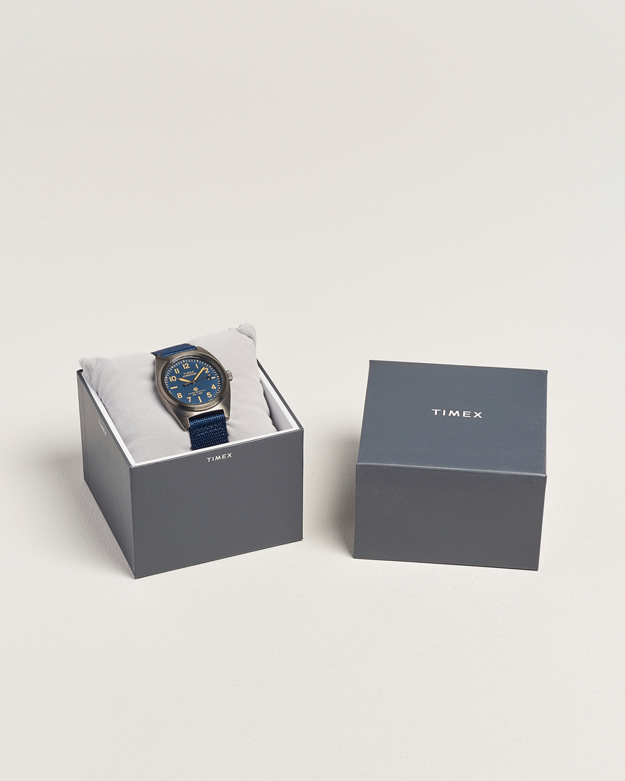 Homme | Timex Expedition Capstone rPET Strap 39mm Blue Dial | Timex | Expedition Capstone rPET Strap 39mm Blue Dial