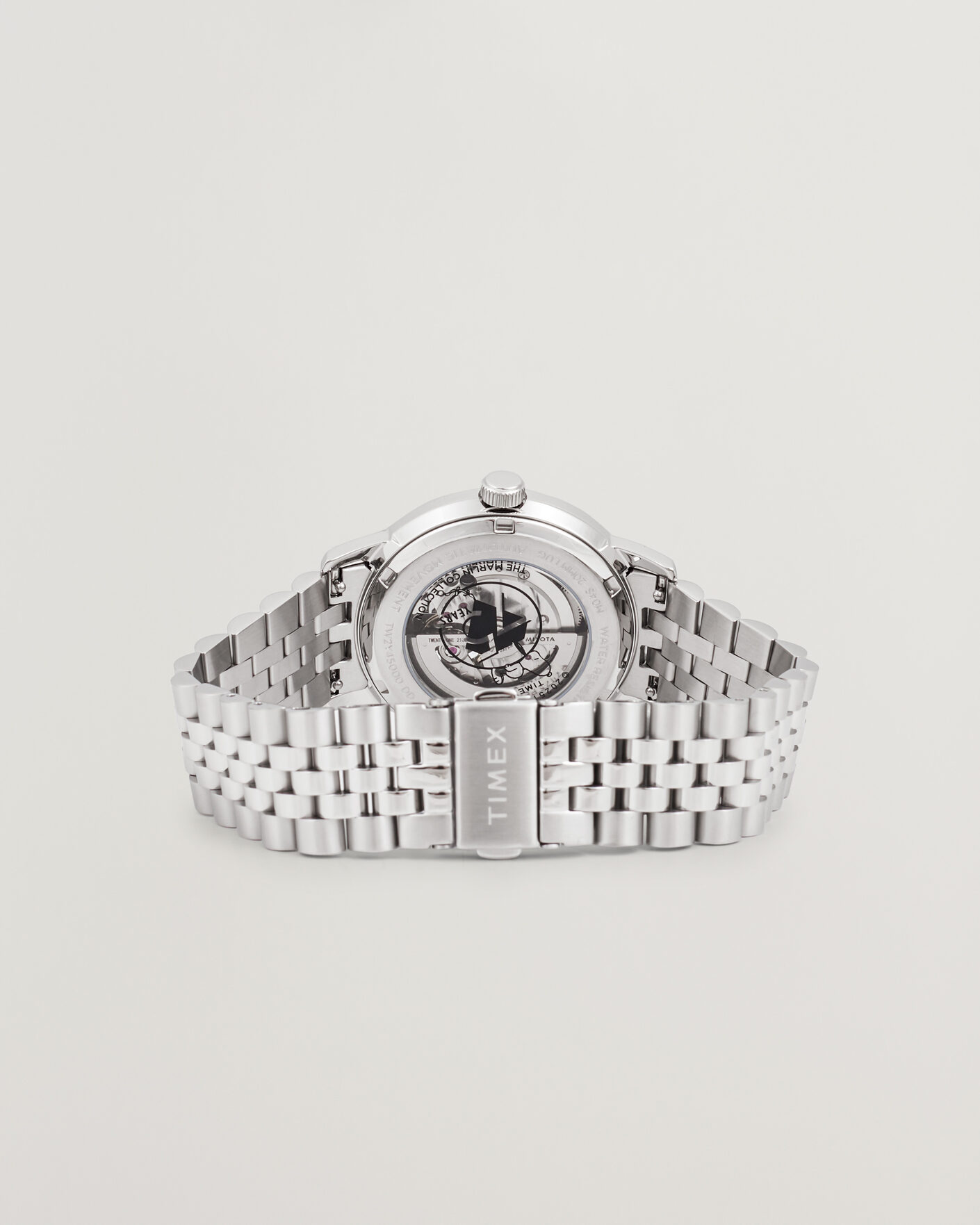 Heren | Timex Timex X Peanuts Snoopy Marlin Automatic 40mm Silver | Timex | X Peanuts Snoopy Marlin Automatic 40mm Silver