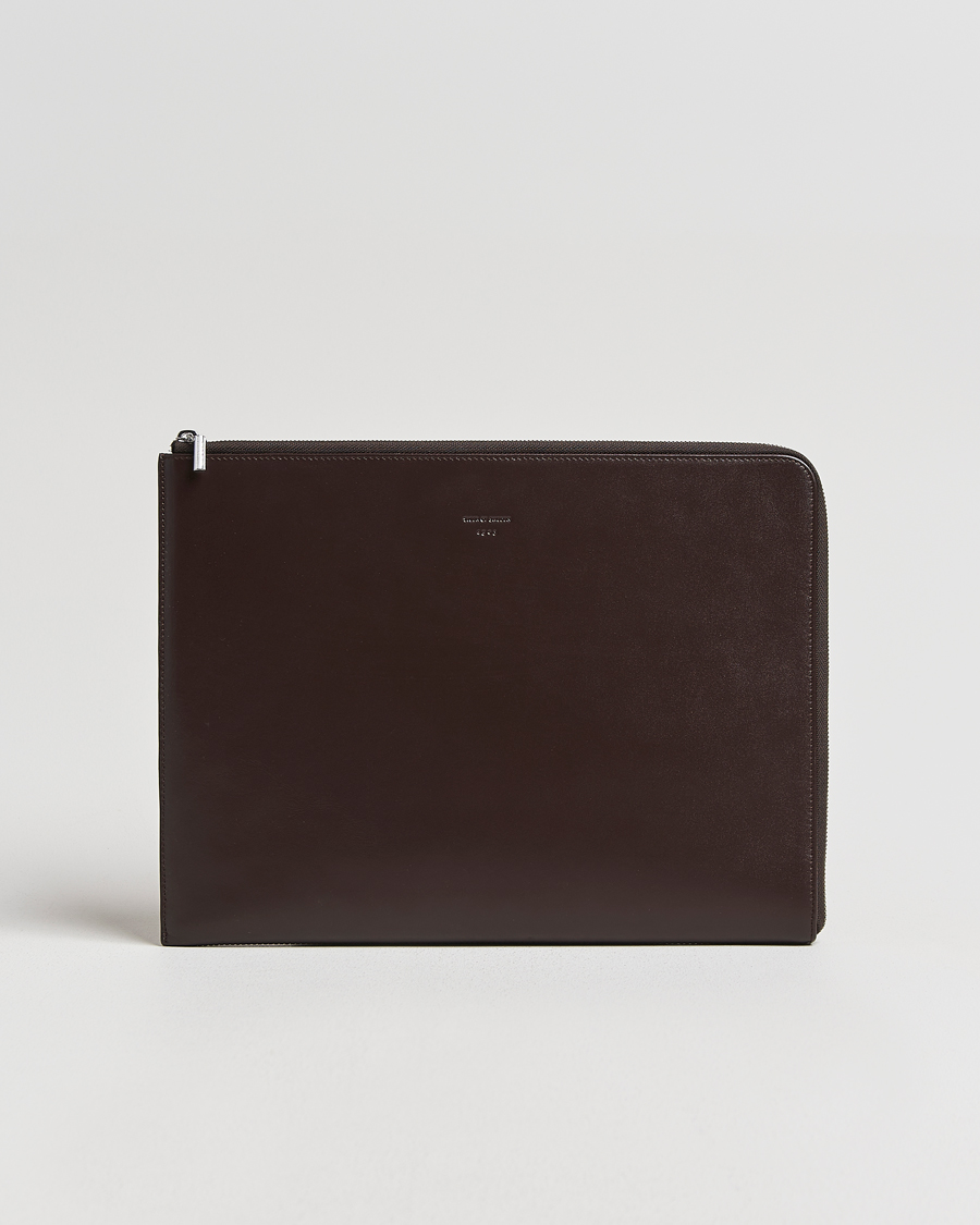 Homme | Sacs | Tiger of Sweden | Vitama Leather Portfolio Dark Brown