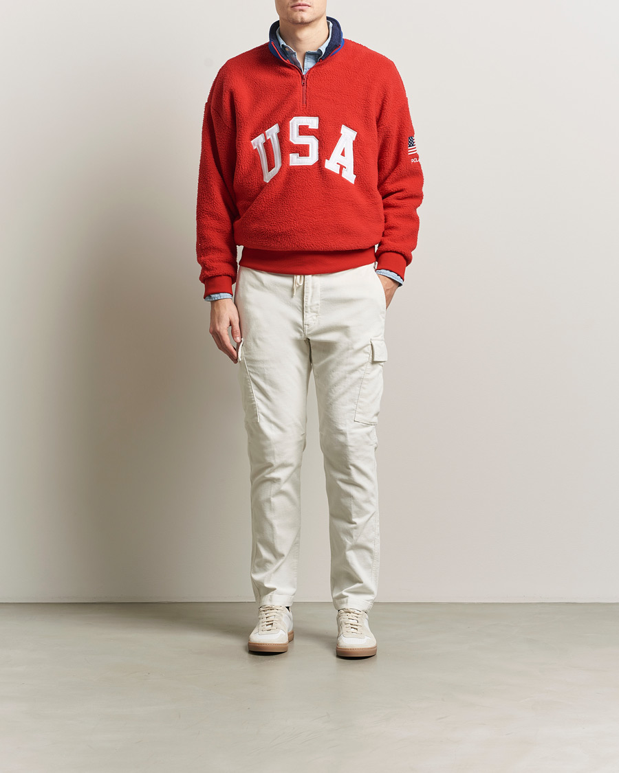 Homme | Pantalons | Polo Ralph Lauren | Corduroy Cargo Pants Antique Cream