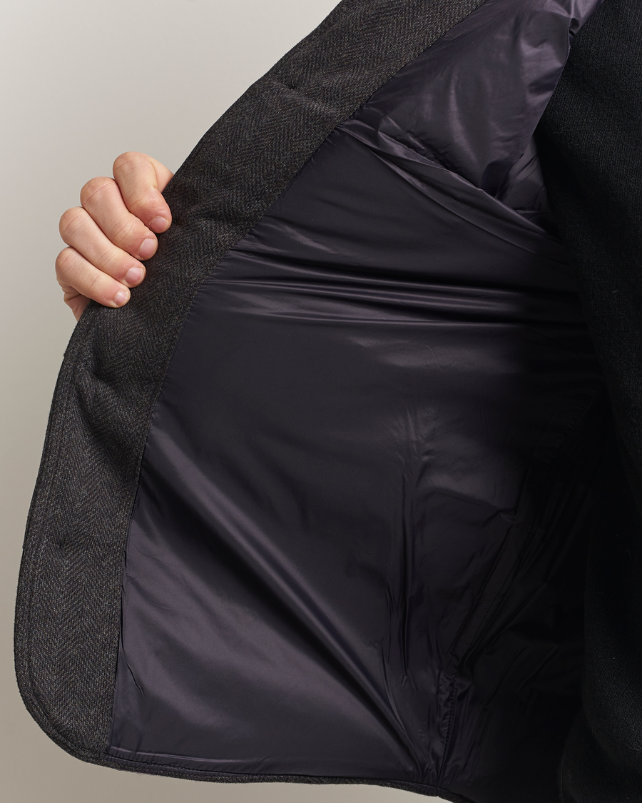 Heren | Gilets | Polo Ralph Lauren | Knitted Herringbone Vest Dark Charcoal Heather