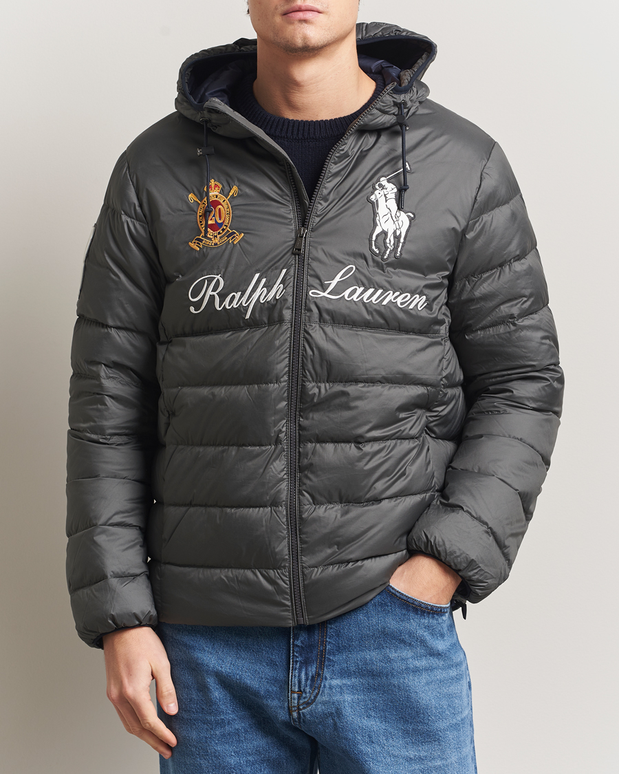 Homme | Manteaux Et Vestes | Polo Ralph Lauren | Colden Snow Polo Hodded Jacket Charcoal Grey
