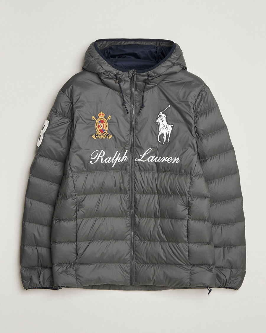 Heren | Jassen | Polo Ralph Lauren | Colden Snow Polo Hodded Jacket Charcoal Grey