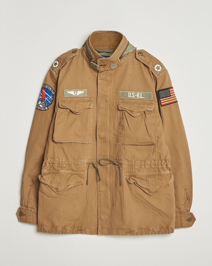 Heren | Jassen | Polo Ralph Lauren | Herringbone Field Patch Jacket Sandsurf