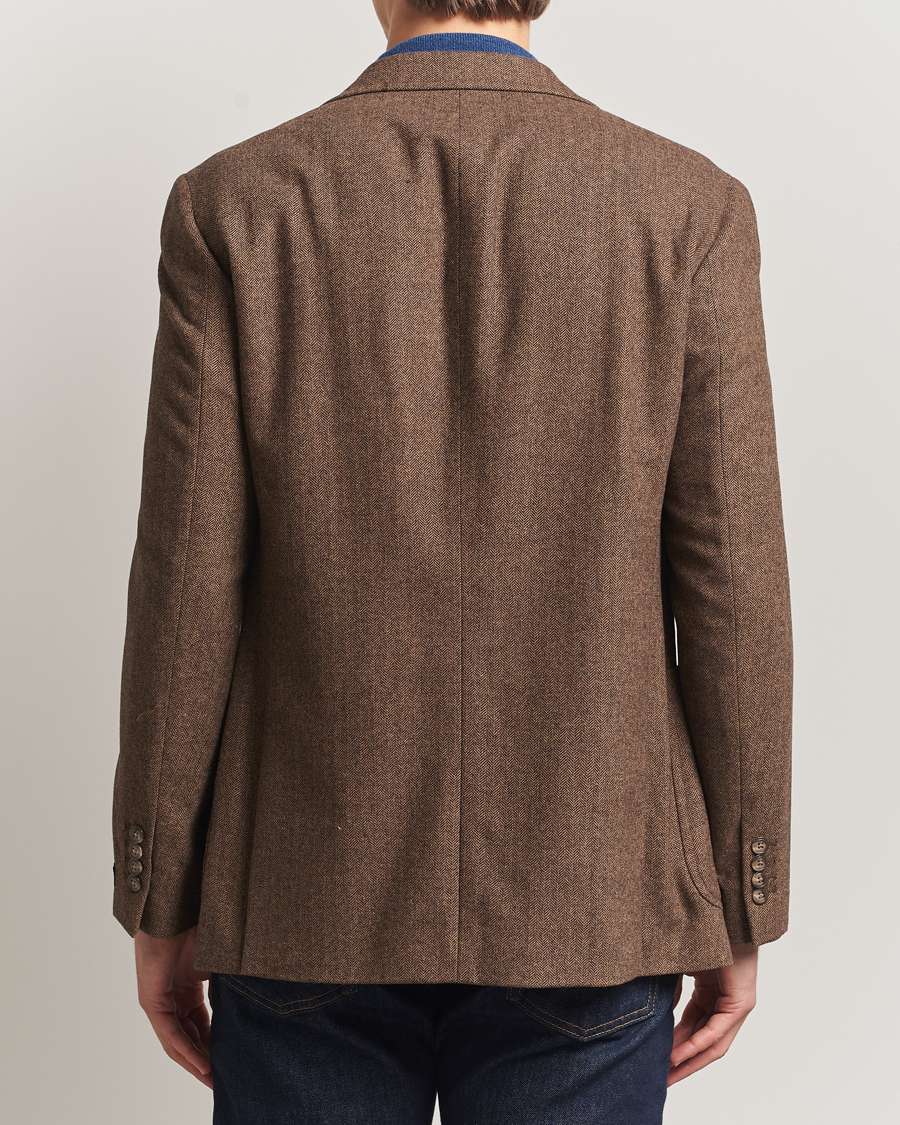 Heren | Blazers | Polo Ralph Lauren | Herringbone Single Breasted Sportcoat Brown/Tan
