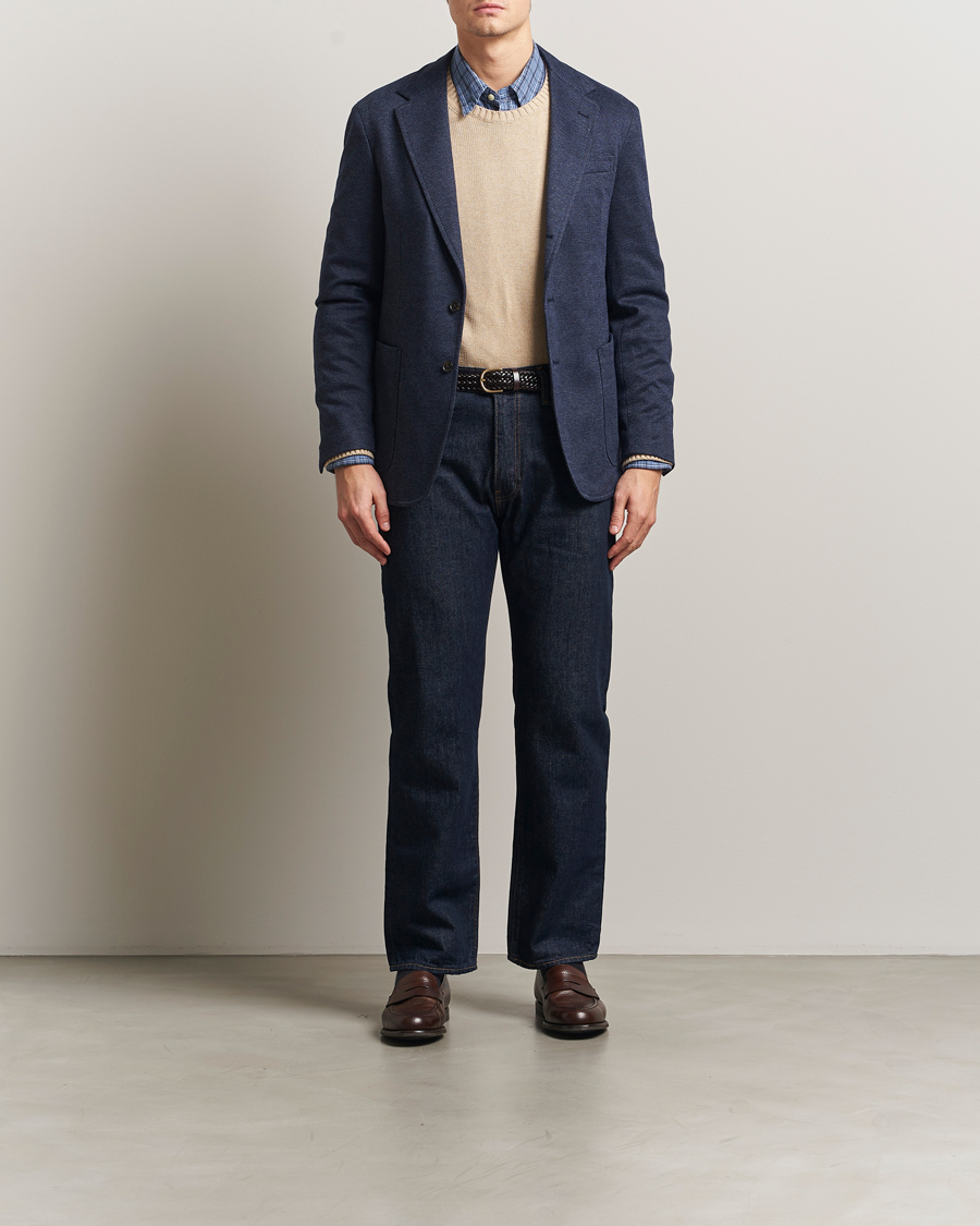 Heren | Blazers | Polo Ralph Lauren | Herringbone Single Breasted Sportcoat Navy Multi