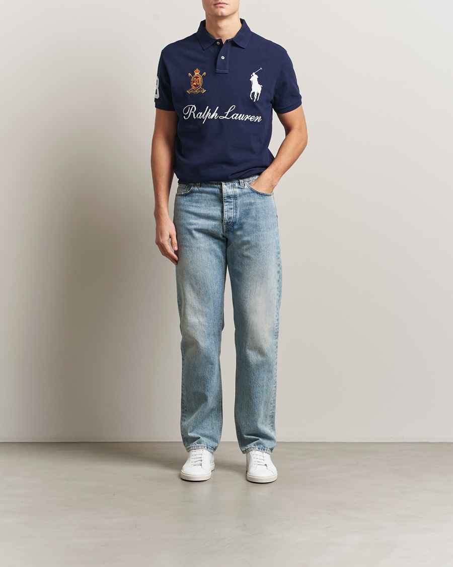 Heren | Polo's | Polo Ralph Lauren | Custom Slim Fit Big Pony Polo Cruise Navy