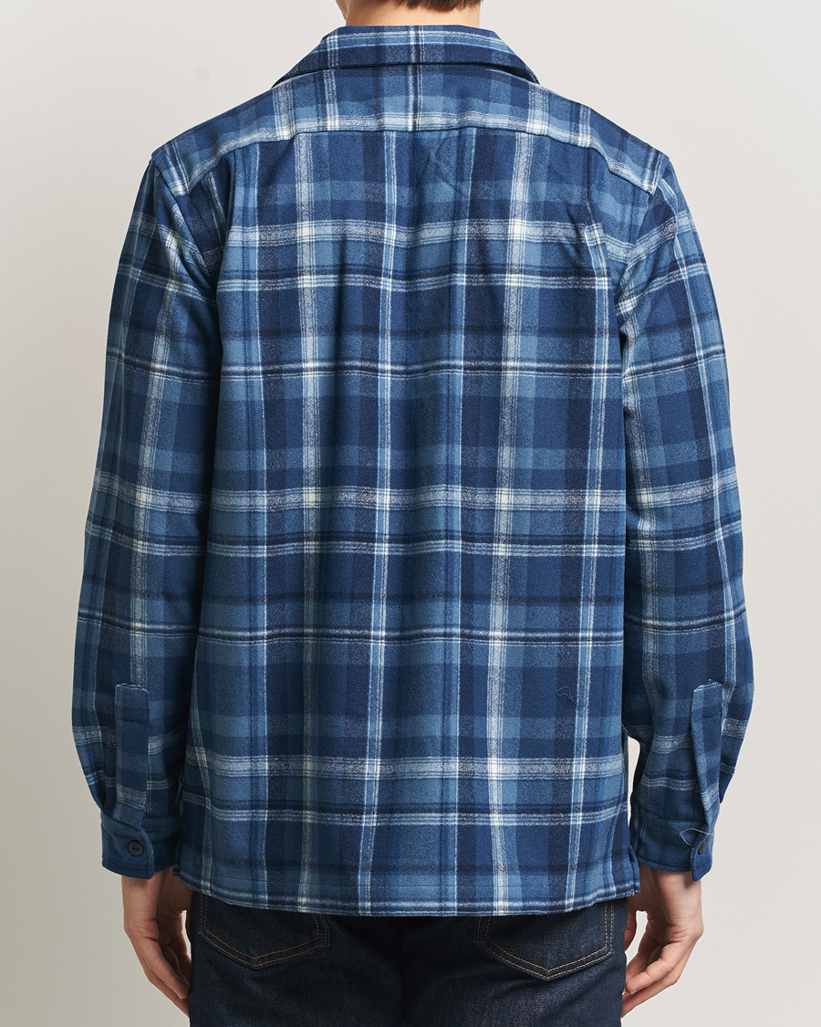 Heren | Overhemden | Polo Ralph Lauren | Plainweave Wool Pocket Shirt Blue Heather Multi