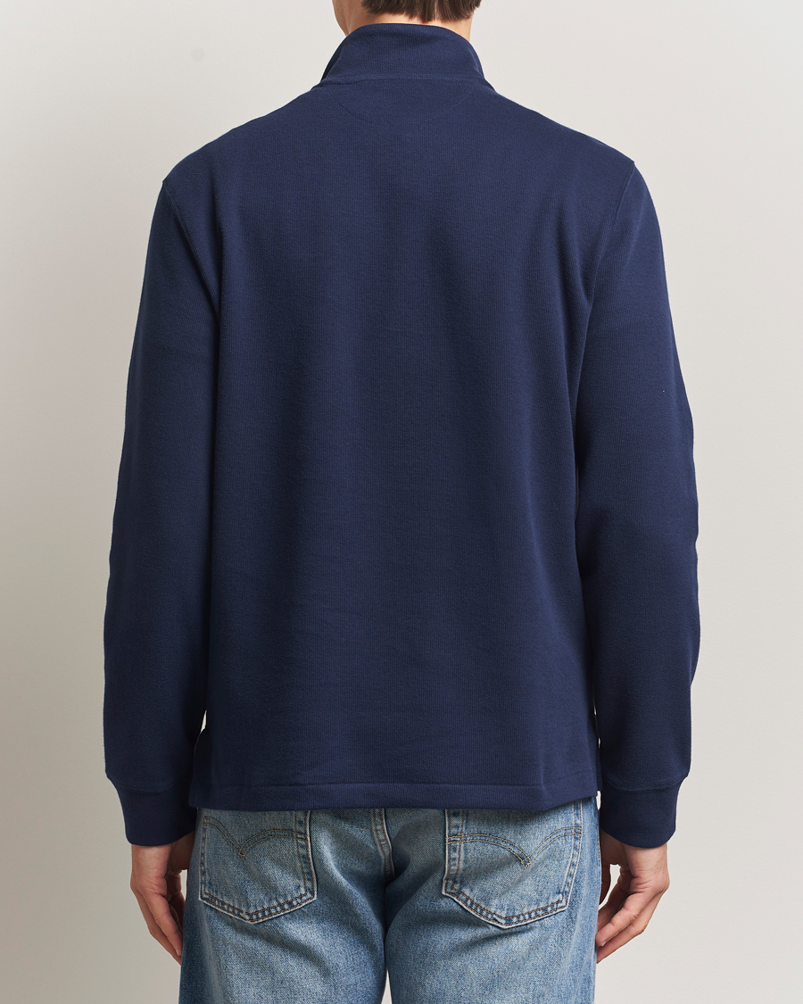 Homme | Pulls Et Tricots | Polo Ralph Lauren | Double Knitted Half Zip Cruise Navy