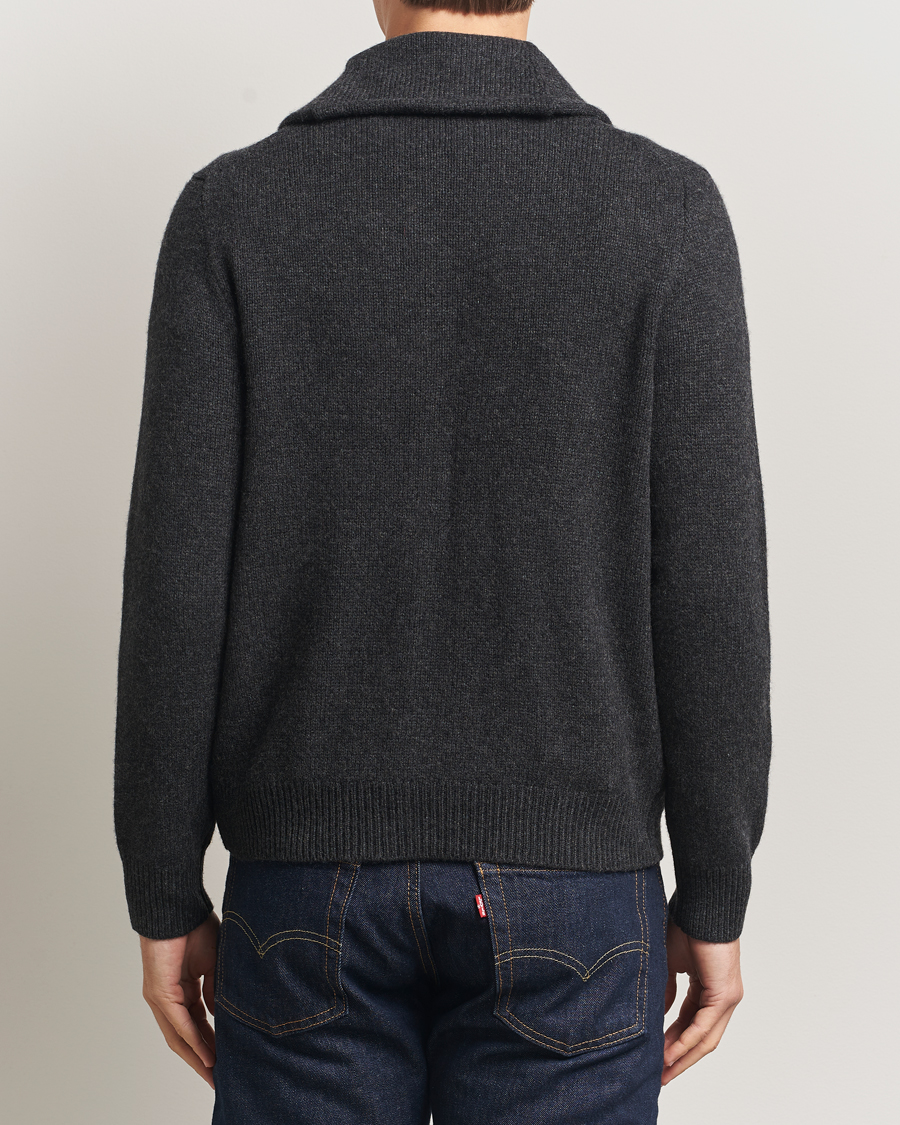 Heren | Truien | Polo Ralph Lauren | Wool/Cashmere Shawl Collar Cardigan Granite Heather