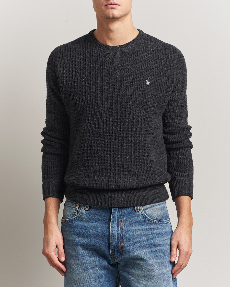 Heren | Truien | Polo Ralph Lauren | Cotton/Wool Pullover Dark Granite Heather