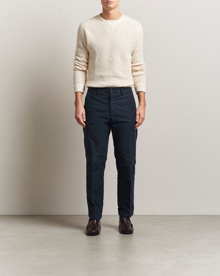 Heren | Truien | Polo Ralph Lauren | Cotton/Wool Pullover Andover Cream