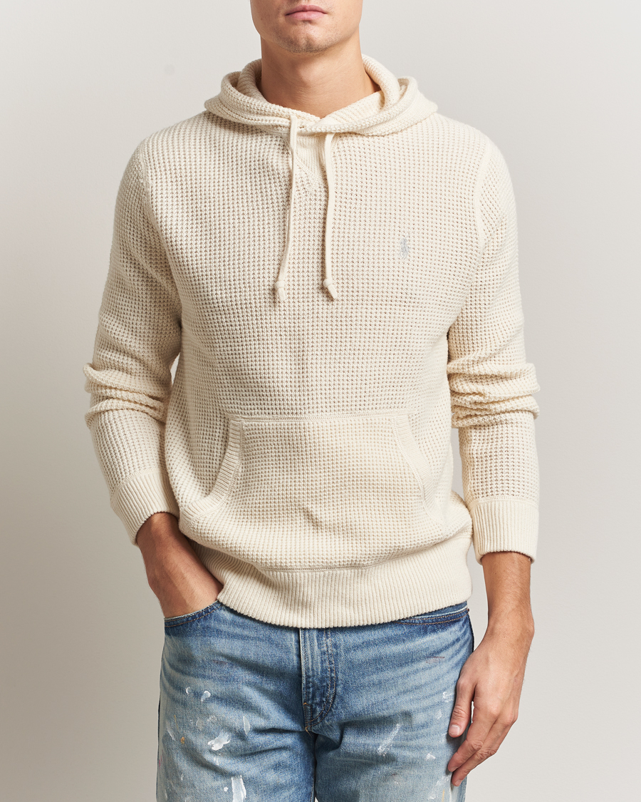 Heren | Truien | Polo Ralph Lauren | Cotton/Wool Hoodie Andover Cream
