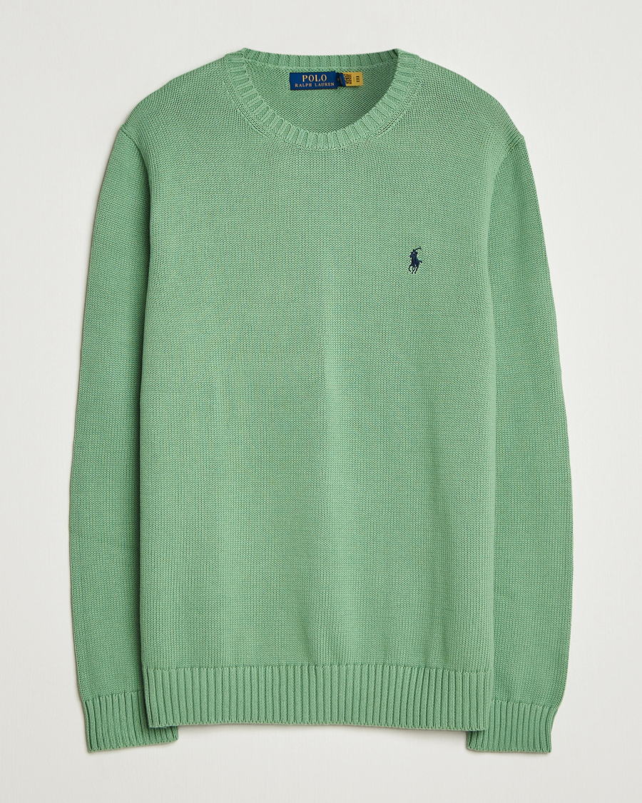 Homme | Pulls Et Tricots | Polo Ralph Lauren | Cotton Crew Neck Sweater Outback Green