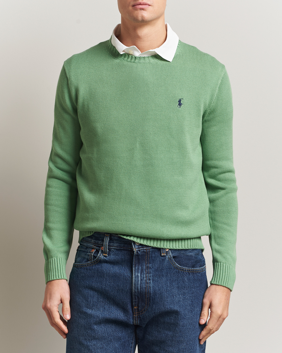 Homme | Pulls Et Tricots | Polo Ralph Lauren | Cotton Crew Neck Sweater Outback Green