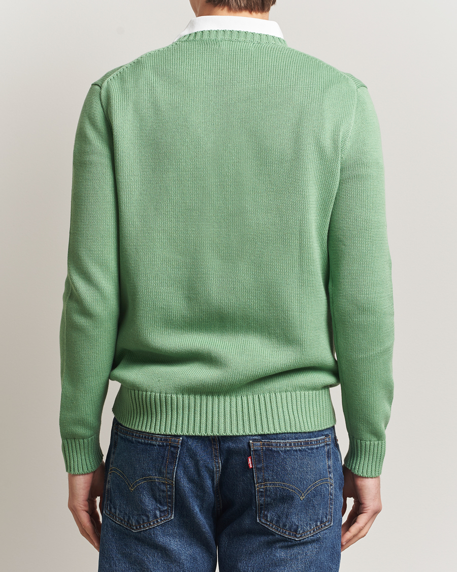 Homme | Pulls Et Tricots | Polo Ralph Lauren | Cotton Crew Neck Sweater Outback Green