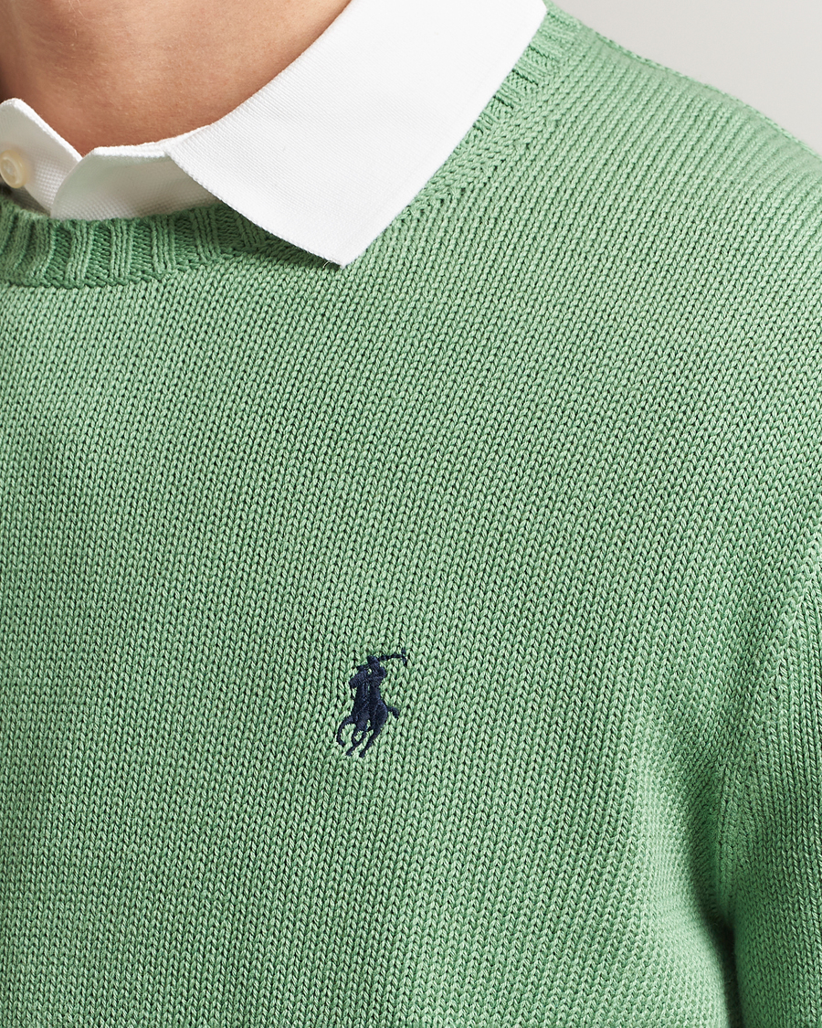 Homme | Pulls Et Tricots | Polo Ralph Lauren | Cotton Crew Neck Sweater Outback Green