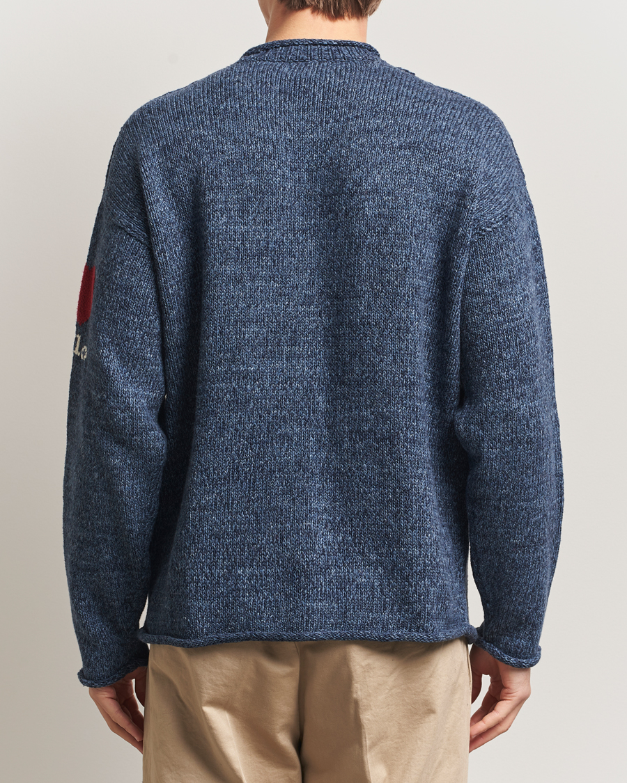 Heren | Truien | Polo Ralph Lauren | Cotton Flag Sweater Blue Marl