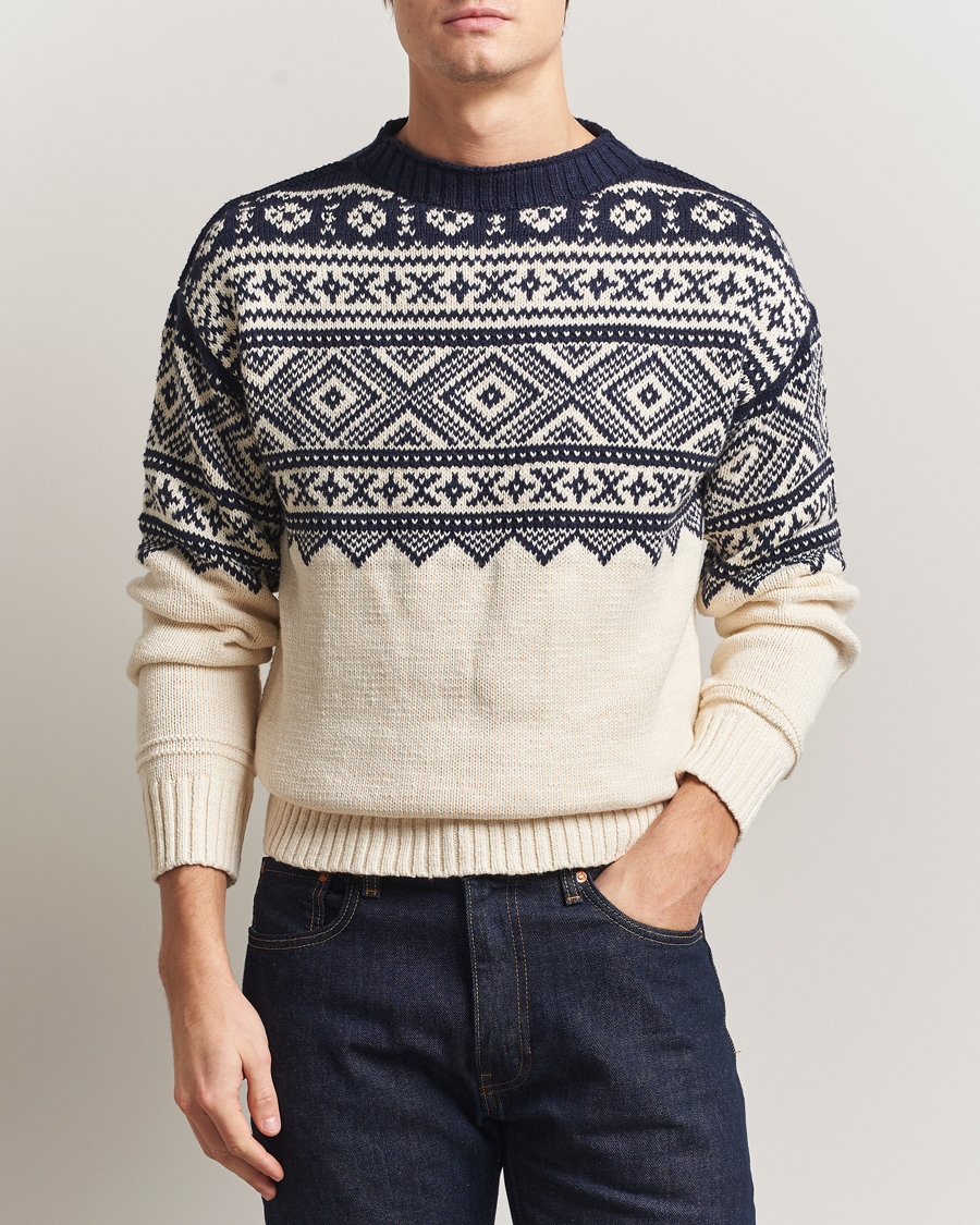 Homme | Pulls Et Tricots | Polo Ralph Lauren | Cotton/Cashmere Sweater Cream Combo