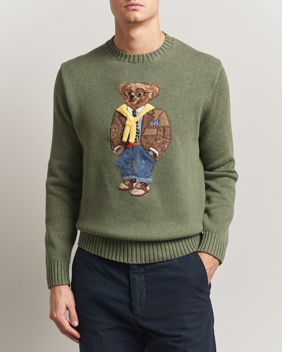 Heren | Truien | Polo Ralph Lauren | Cotton/Cashmere Bear Sweater Lovette Heather