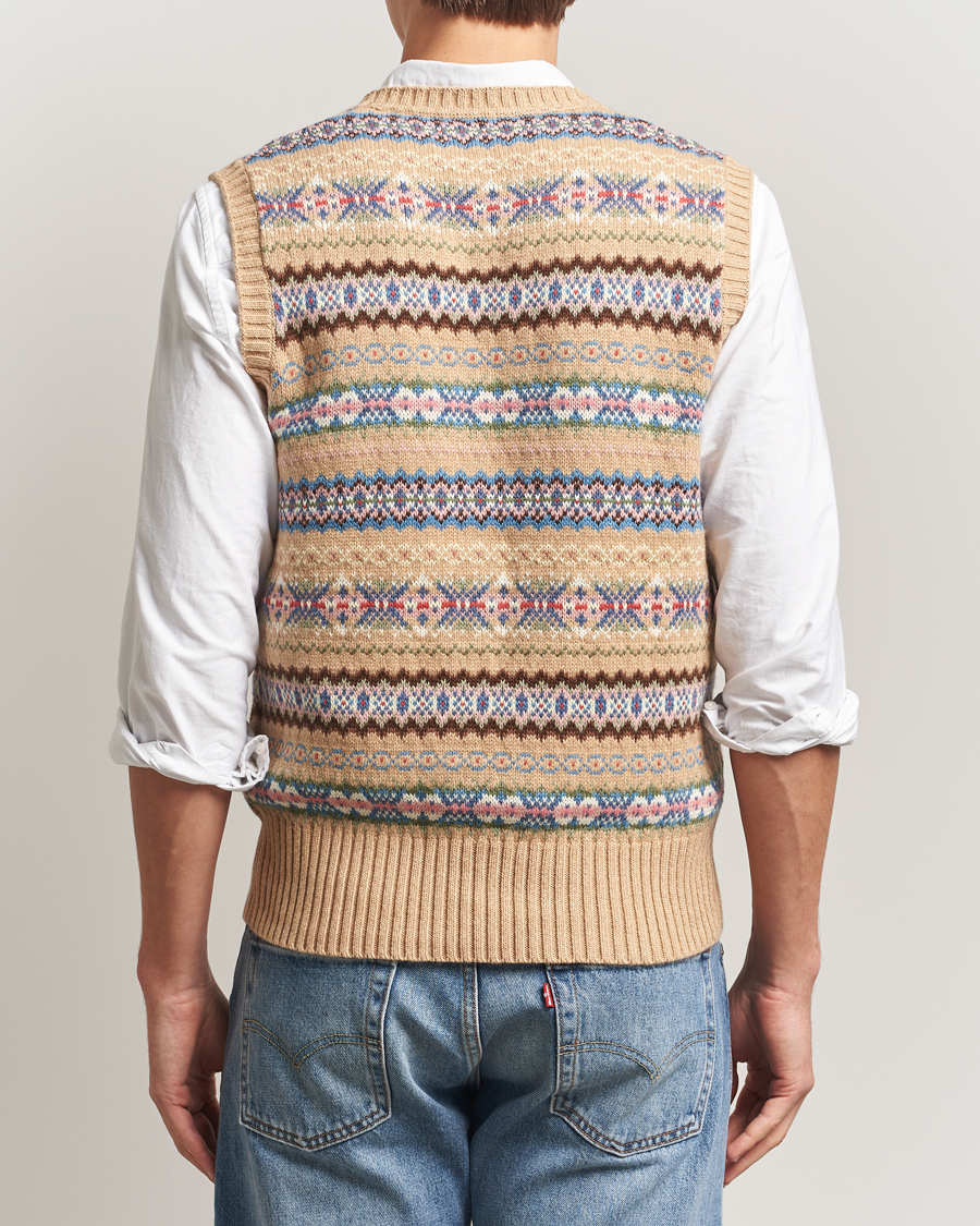 Heren | Truien | Polo Ralph Lauren | Cotton Wool Long Sleeve Sweater Tan Multi