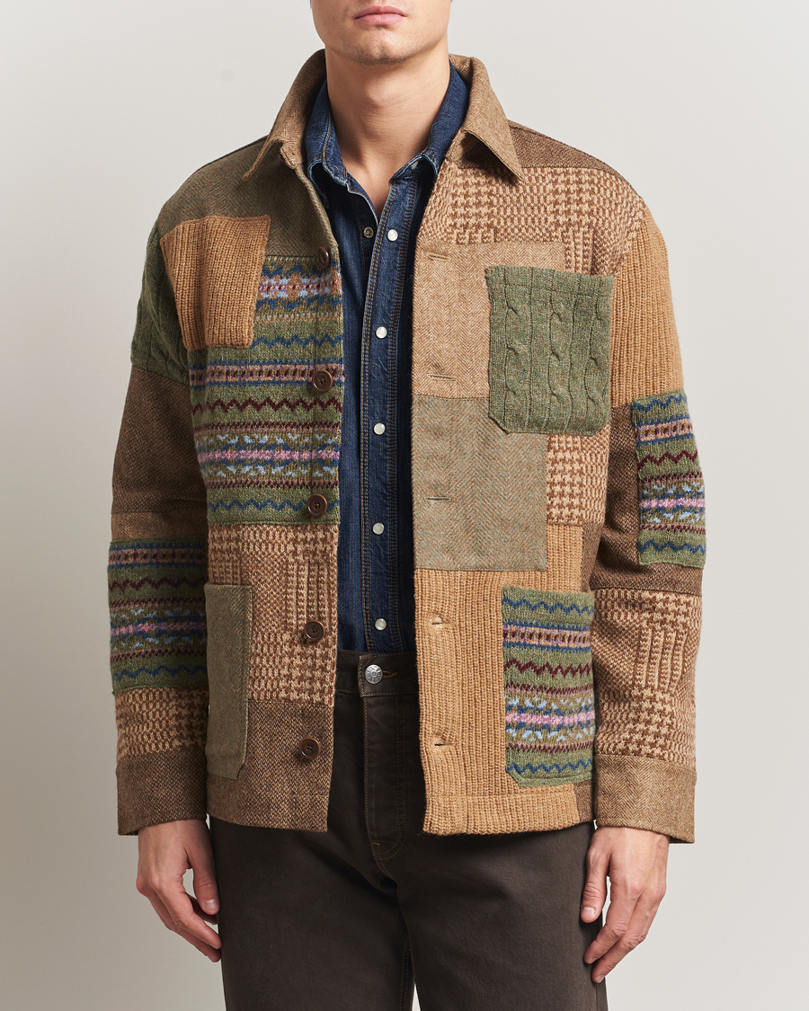 Homme | Pulls Et Tricots | Polo Ralph Lauren | Wool Blend Cardigan Tan Multi