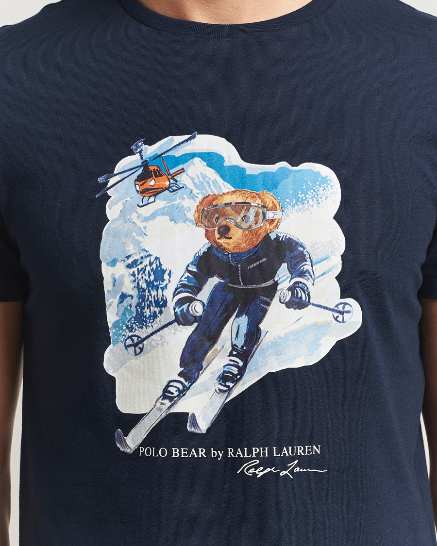 Heren | T-shirts | Polo Ralph Lauren | Printed Bear T-Shirt Worth Navy