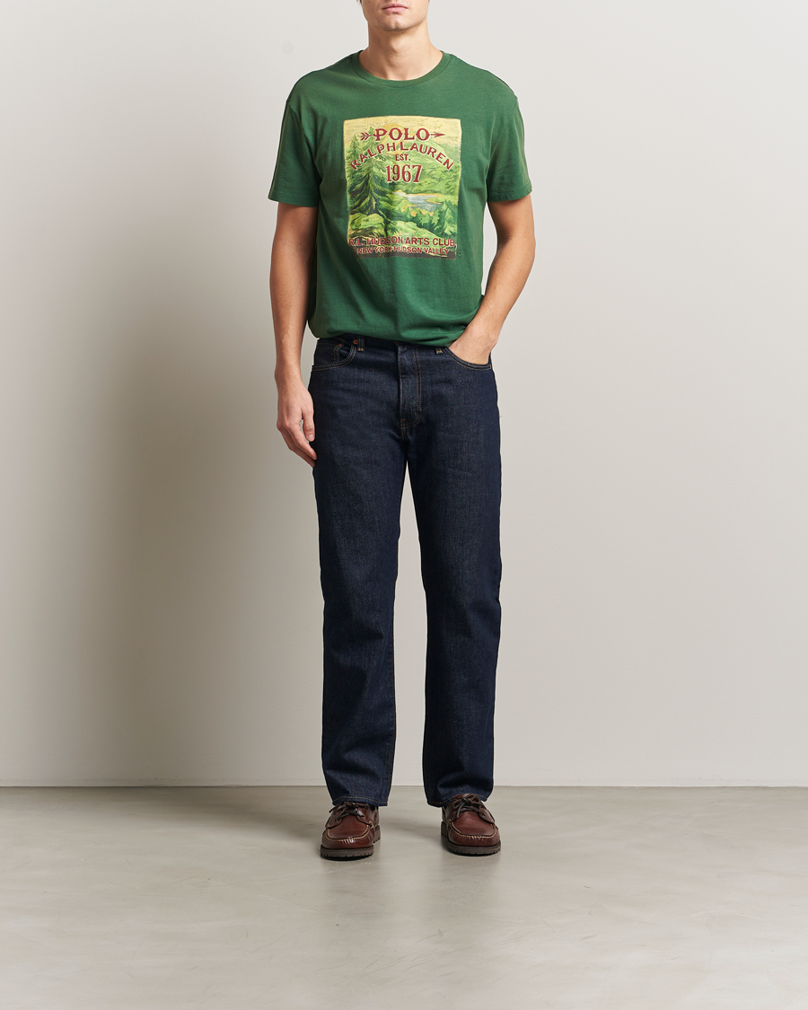 Heren | T-shirts | Polo Ralph Lauren | Printed T-Shirt Grass Green
