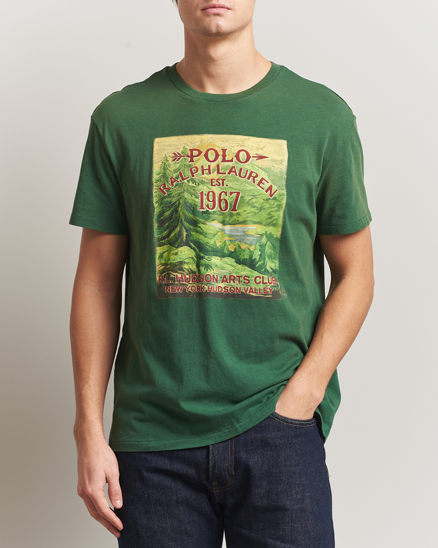Heren | T-shirts | Polo Ralph Lauren | Printed T-Shirt Grass Green