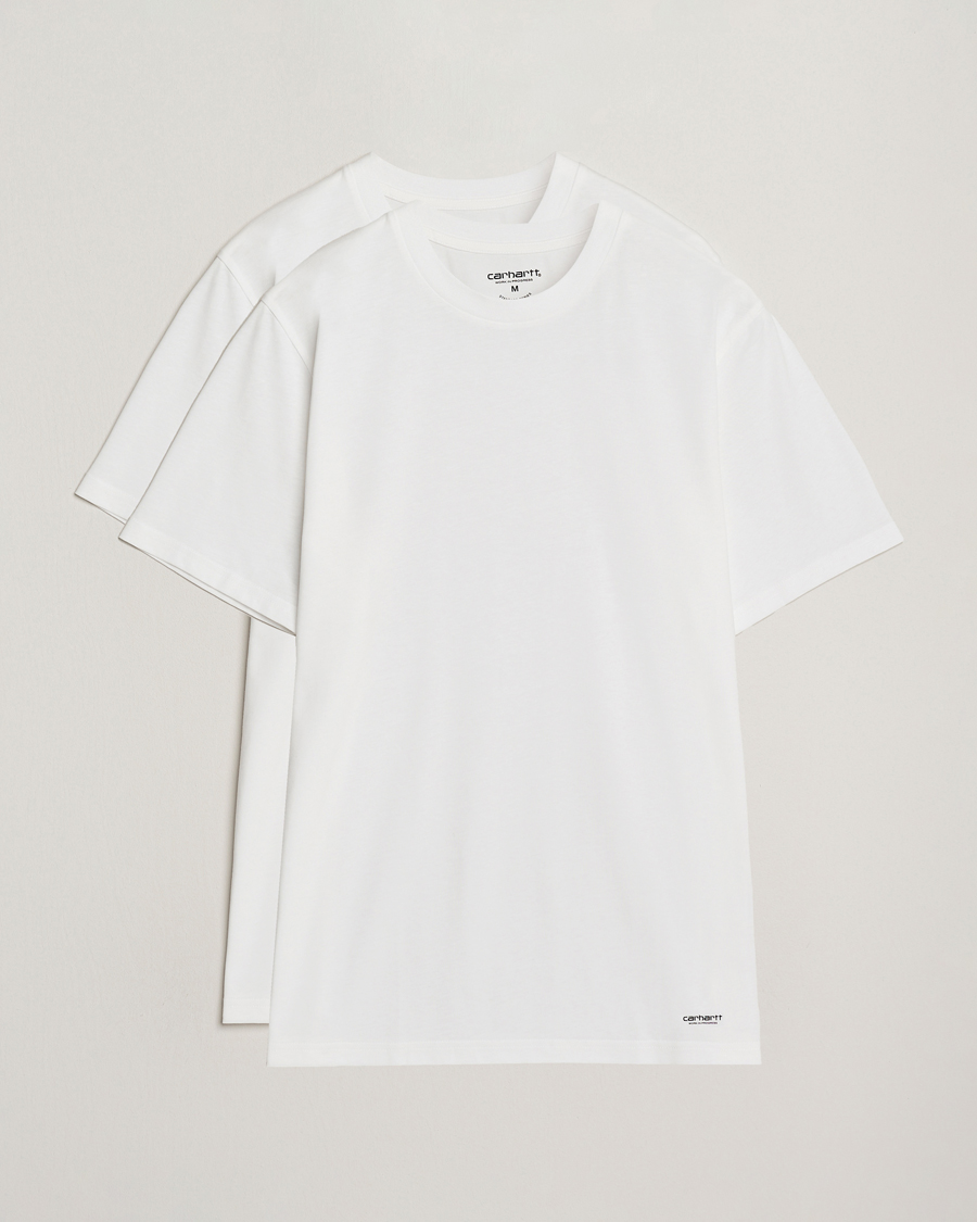 Homme | T-shirts | Carhartt WIP | 2-Pack Standard Crew Neck T-Shirt Wihte