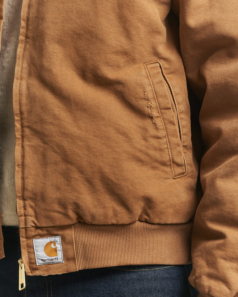Heren | Jassen | Carhartt WIP | OG Santa Fee Jacket Hamilton Brown Grind Washed