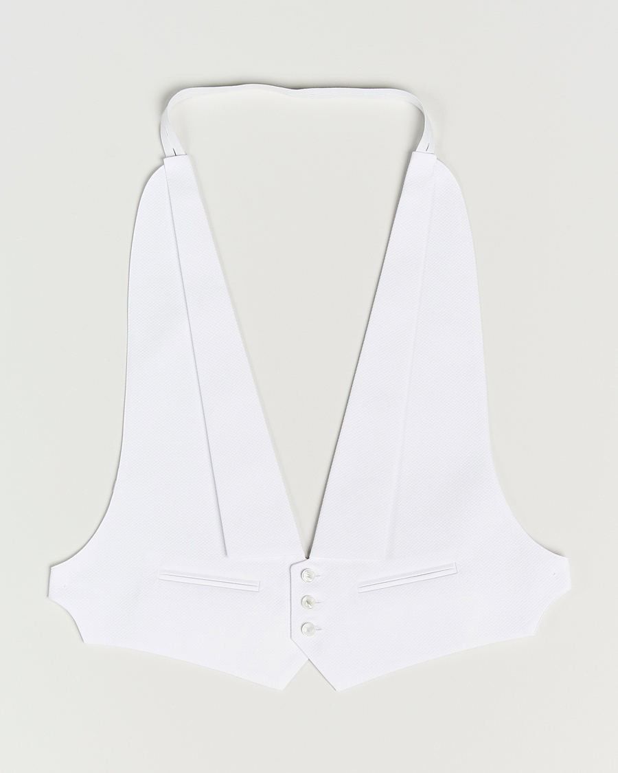 Heren | Overhemden | Stenströms | Evening Waistcoat White