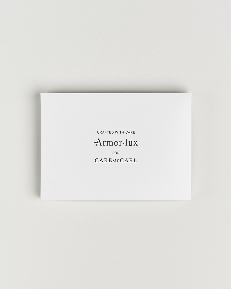 Heren | T-shirts | Armor Lux for Care of Carl | Armor-lux 2-Pack Heritage Callac T-Shirt White/White