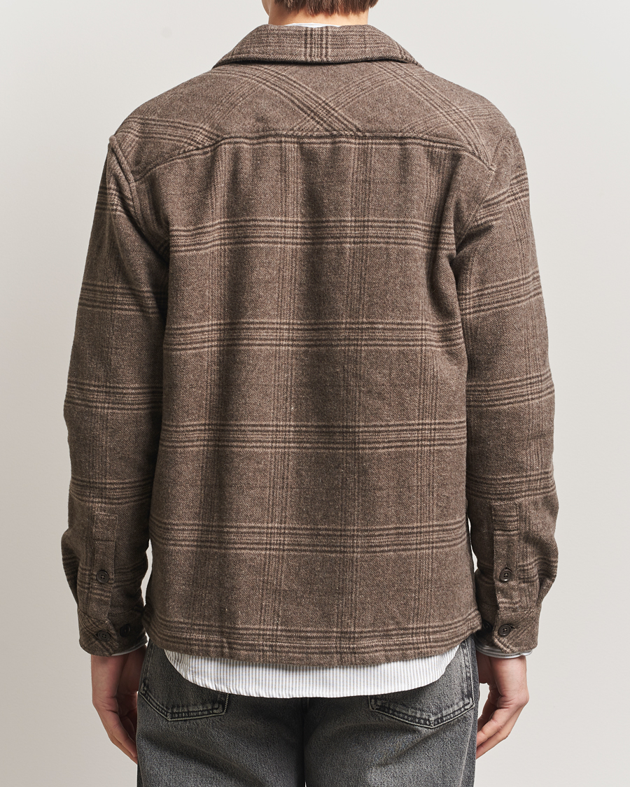 Heren | Overhemden | Samsøe Samsøe | Castor Checked Overshirt Black Coffee