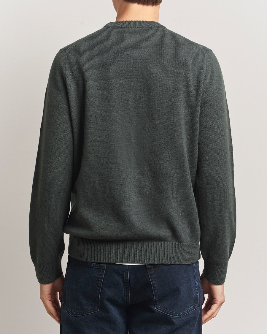 Heren | Truien | Samsøe Samsøe | Isak Knitted Crew Neck Dark Evergreen