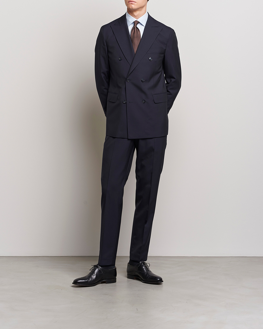 Heren | Blazers | Oscar Jacobson | Farris Wool Blazer Navy