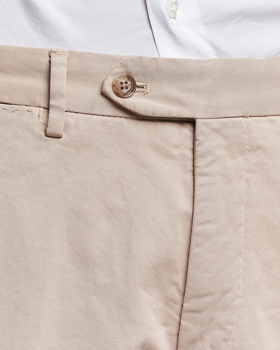 Heren | Broeken | Oscar Jacobson | Danwick Cotton Trousers Beige