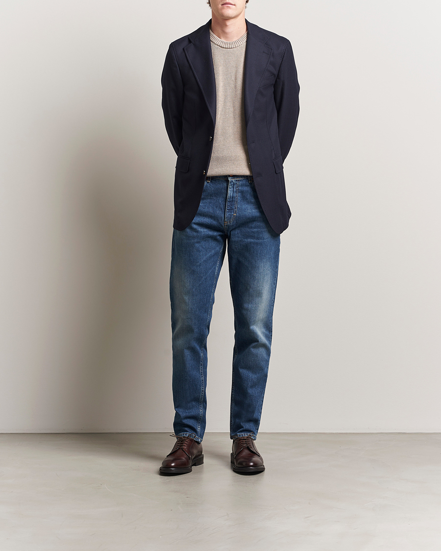 Homme | Jeans | Oscar Jacobson | Karl Cotton Stretch Jeans Vintage Wash