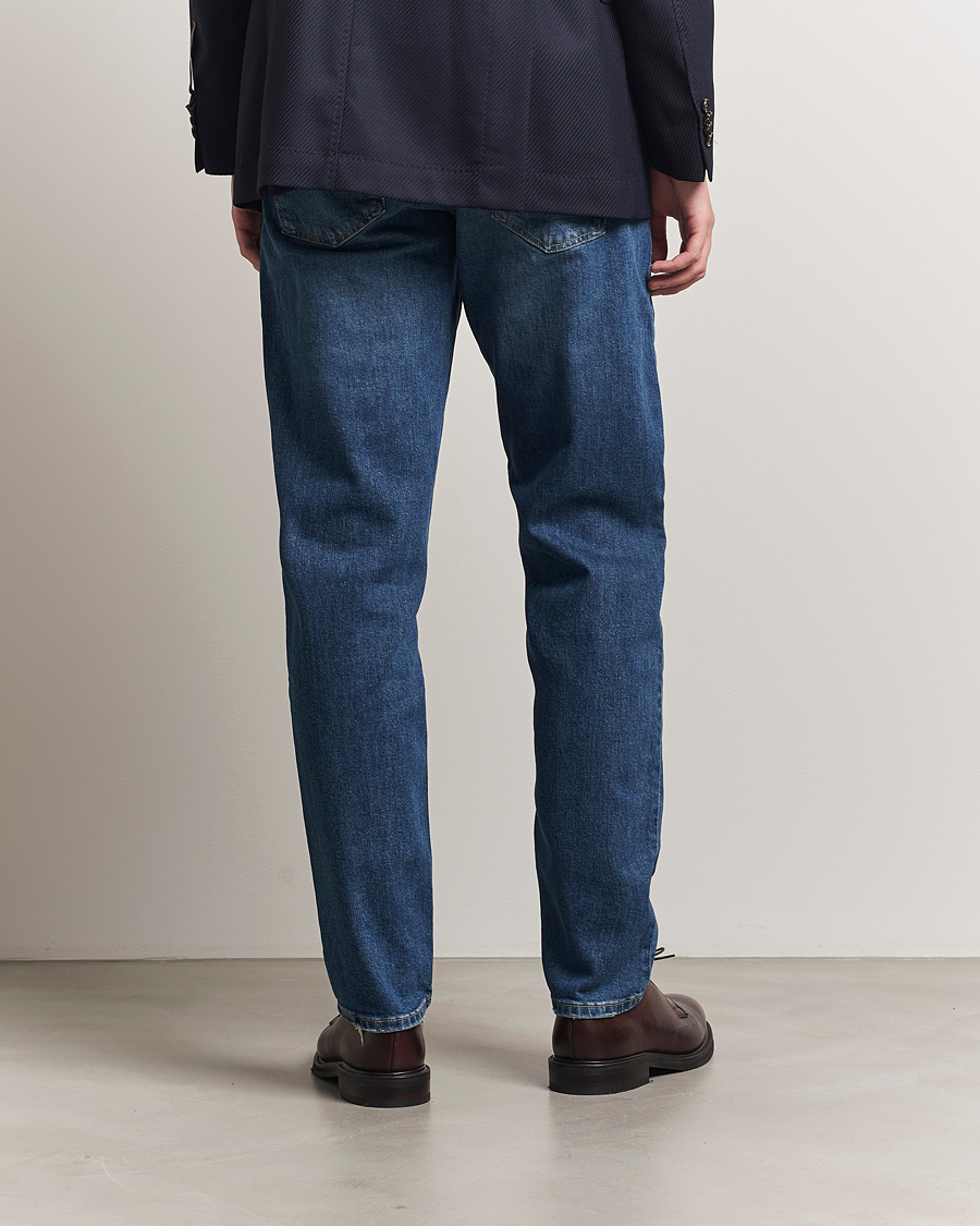 Heren | Jeans | Oscar Jacobson | Karl Cotton Stretch Jeans Vintage Wash