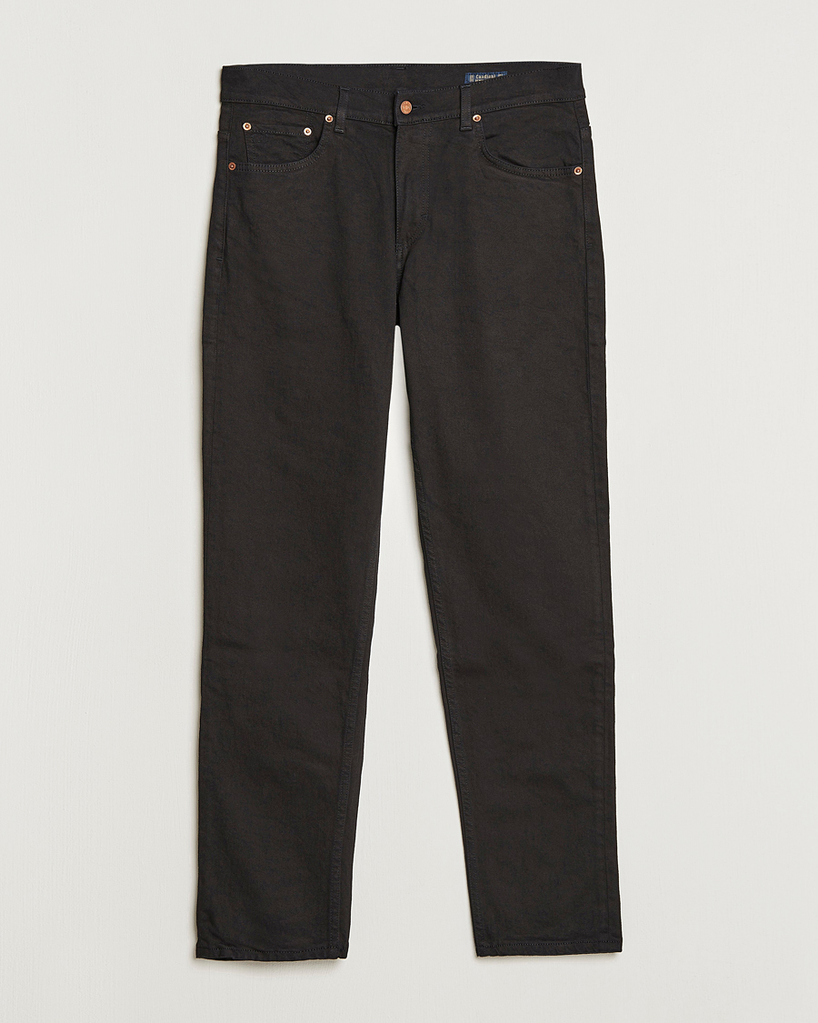 Heren | Jeans | Oscar Jacobson | Karl Cotton Stretch Jeans Black