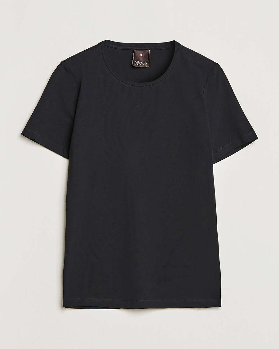 Homme | T-shirts | Oscar Jacobson | Kyran Cotton T-Shirt Black