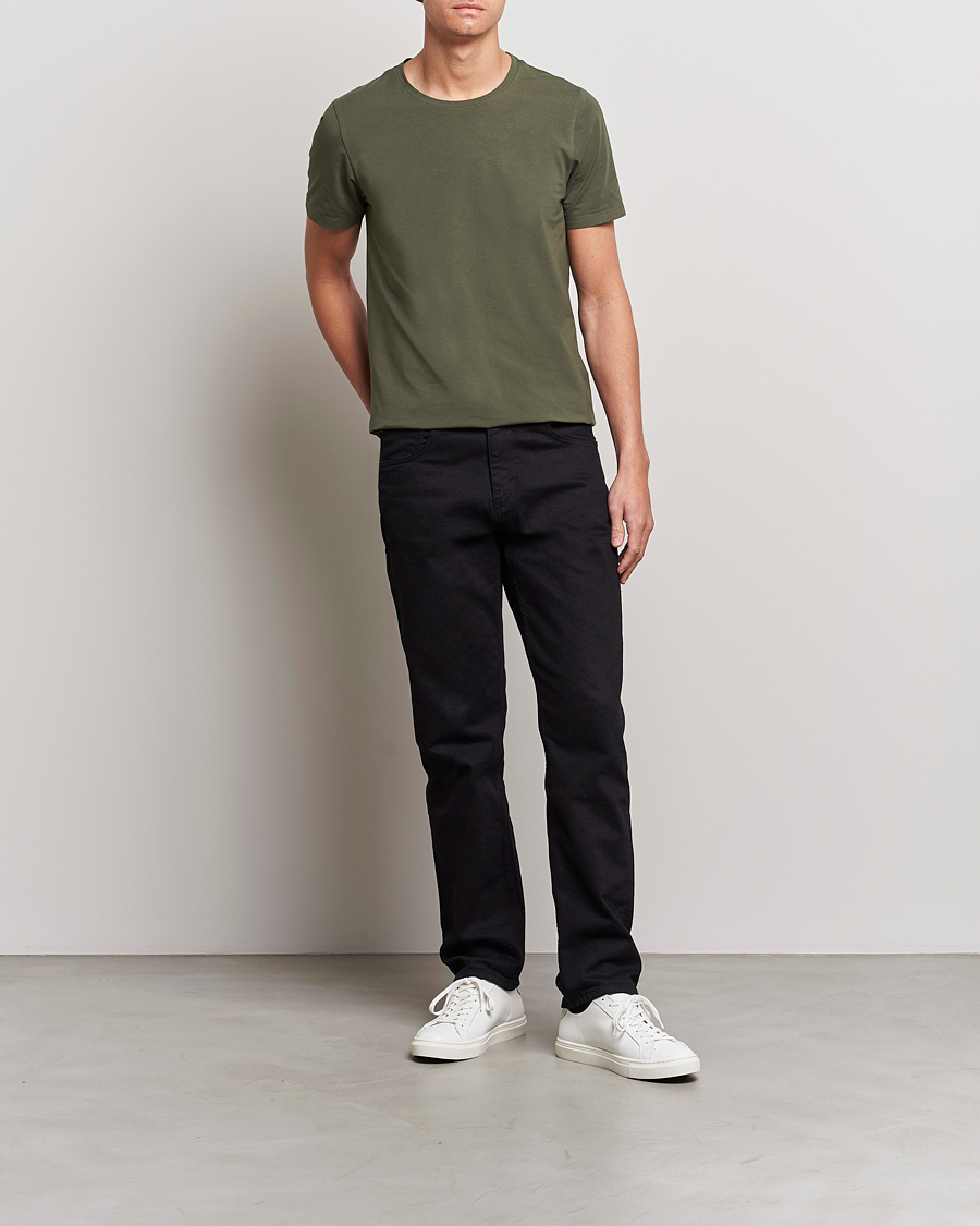Homme | T-shirts | Oscar Jacobson | Kyran Cotton T-Shirt Green