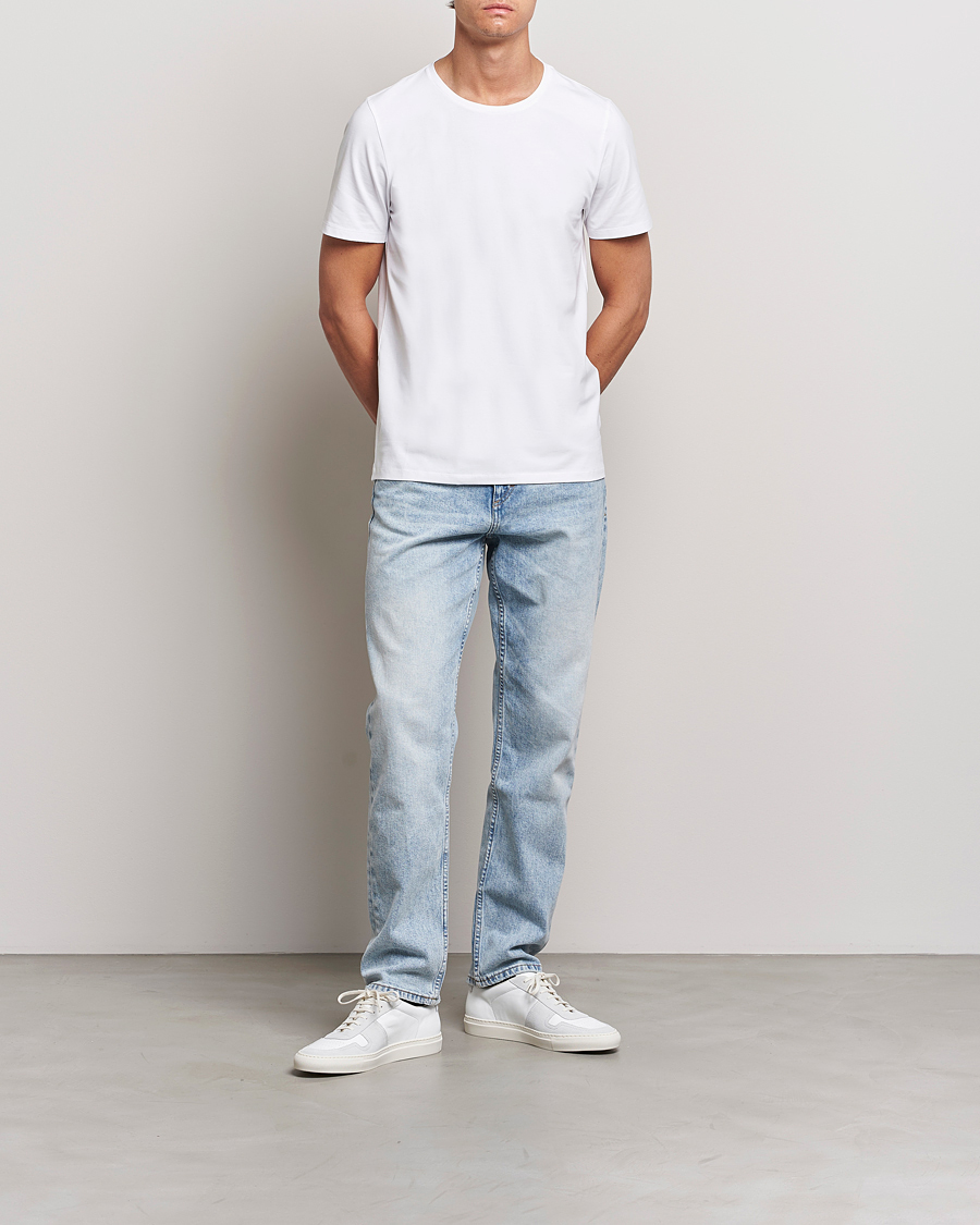 Homme | T-shirts | Oscar Jacobson | Kyran Cotton T-Shirt White