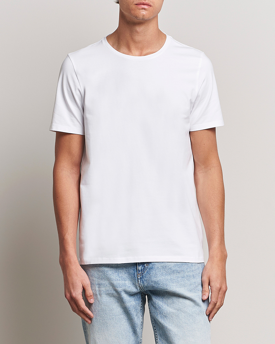 Homme | T-shirts | Oscar Jacobson | Kyran Cotton T-Shirt White