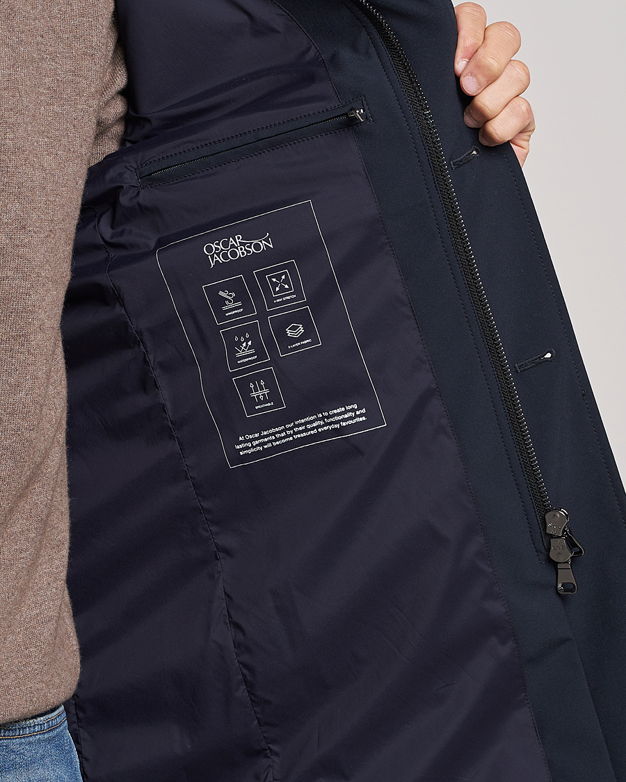 Homme | Manteaux Et Vestes | Oscar Jacobson | Johnson Coat Navy