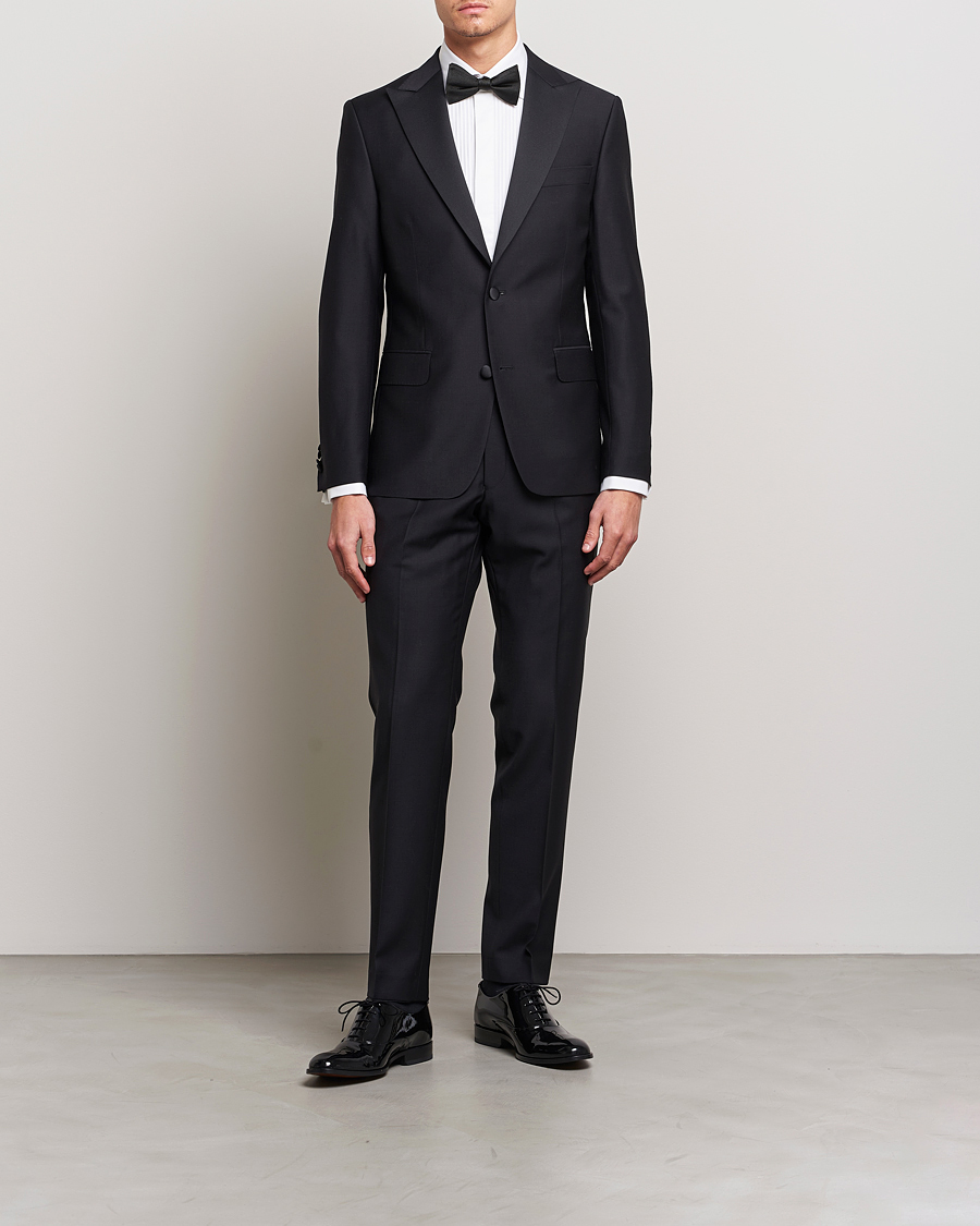 Homme | Chemises | Oscar Jacobson | Slim Fit Cut Away Tuxedo Double Cuff White