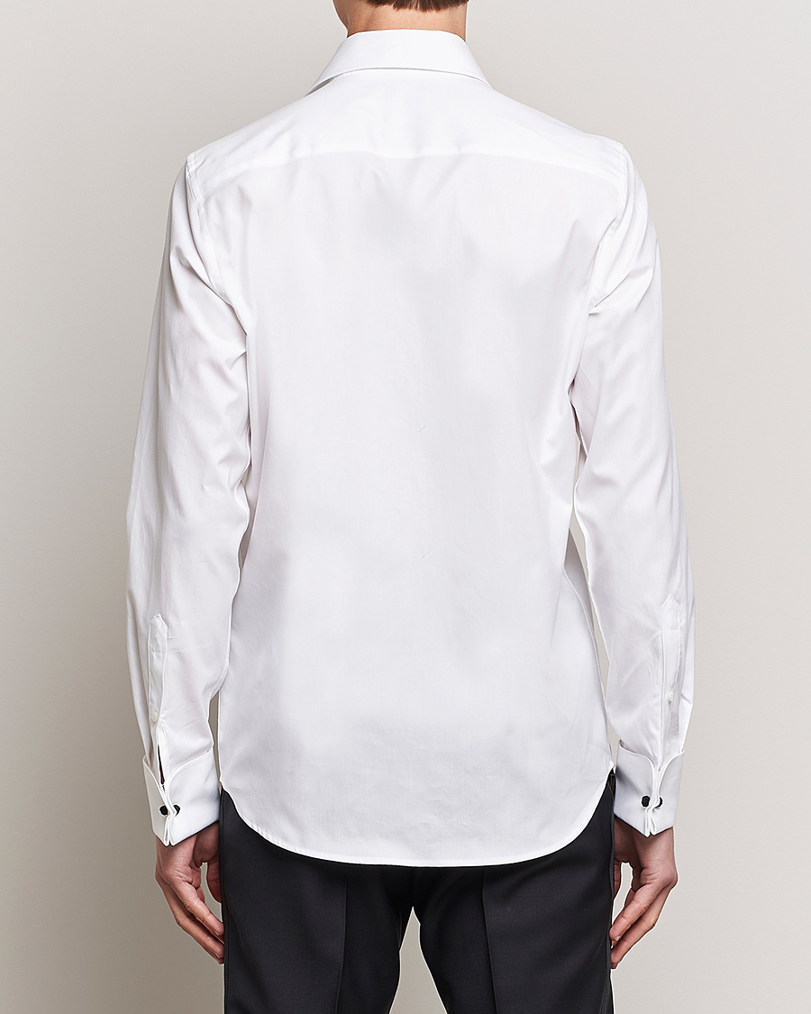 Homme | Chemises | Oscar Jacobson | Slim Fit Cut Away Tuxedo Double Cuff White