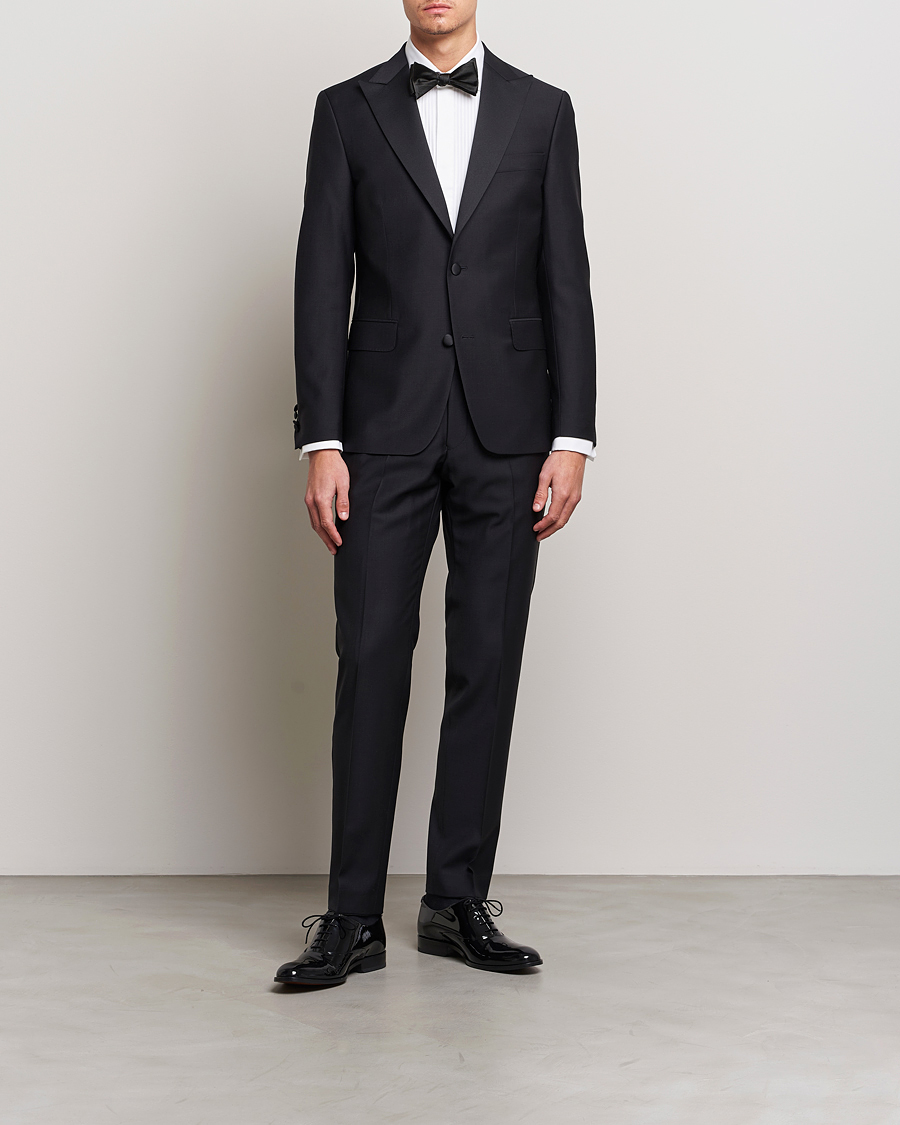 Homme | Chemises | Oscar Jacobson | Reg Fit Cut Away Tuxedo Double Cuff White