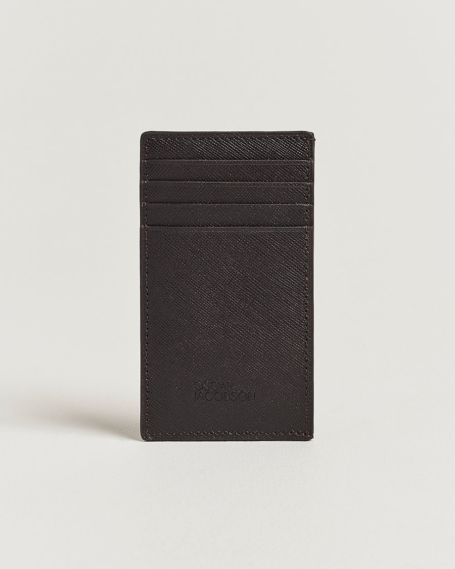 Heren | Portemonnees | Oscar Jacobson | Card Holder Leather Forastero Brown