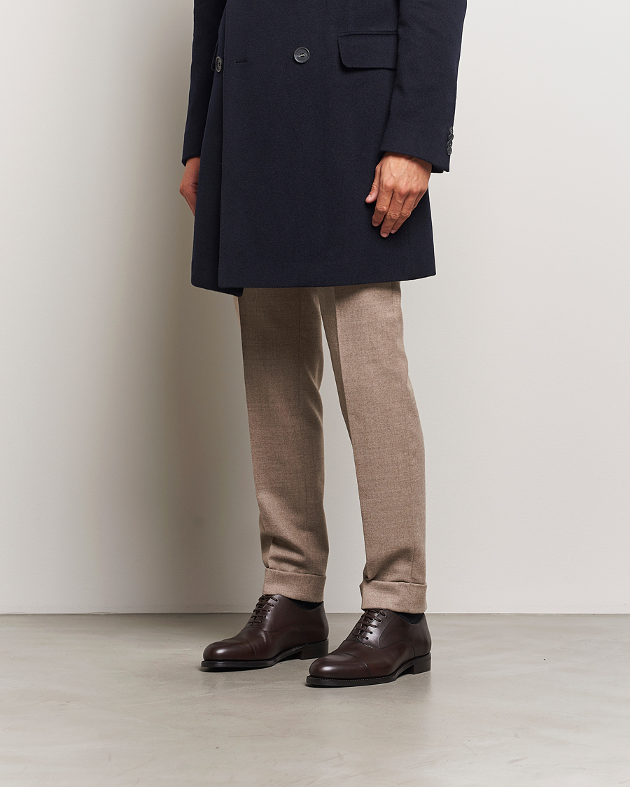 Heren | Oxfords | Oscar Jacobson | Oxford Shoes Dark Mud Brown